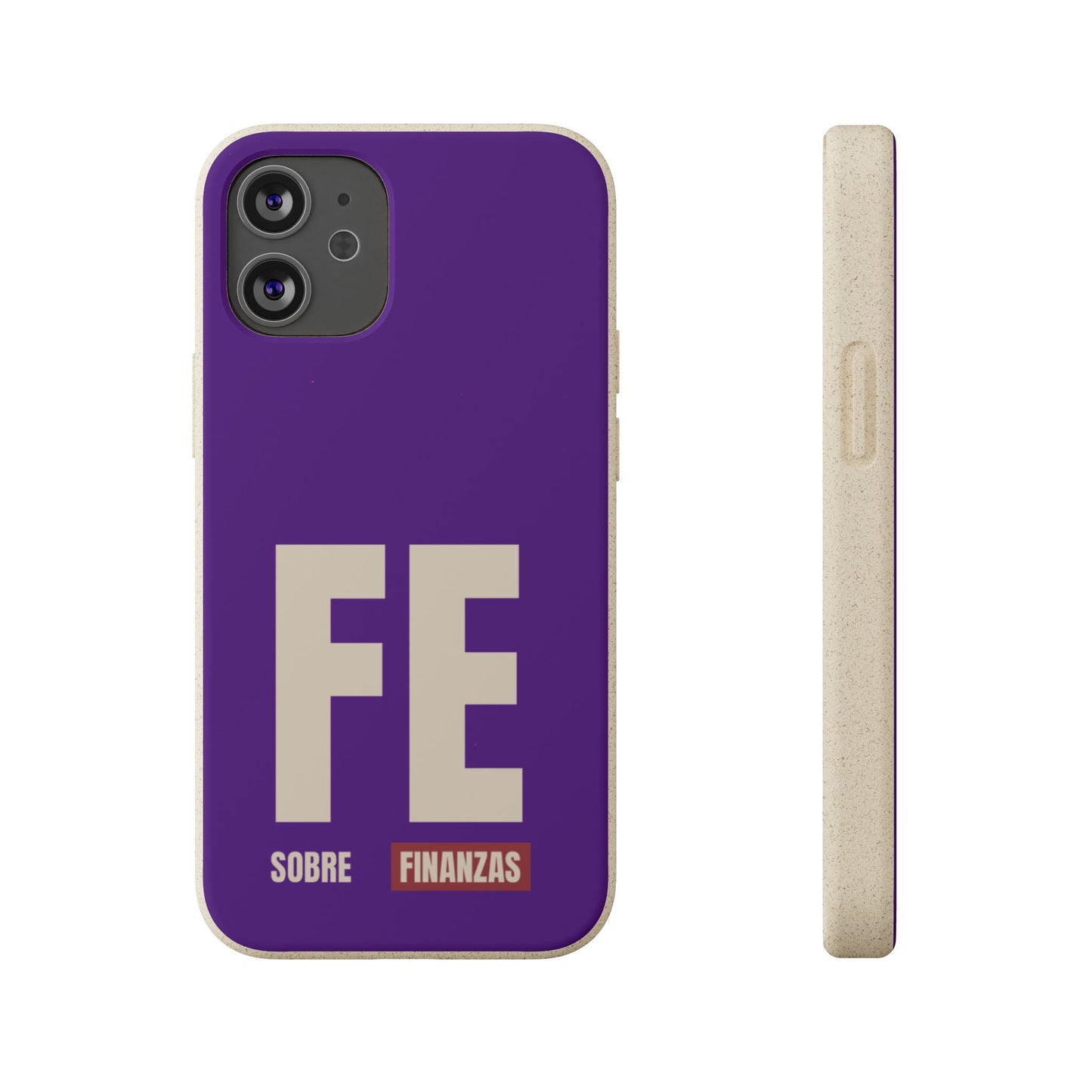 Funda Biodegradable "Fe sobre finanzas" - Protección Ecológica Premium