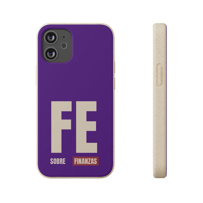 Funda Biodegradable "Fe sobre finanzas" - Protección Ecológica Premium