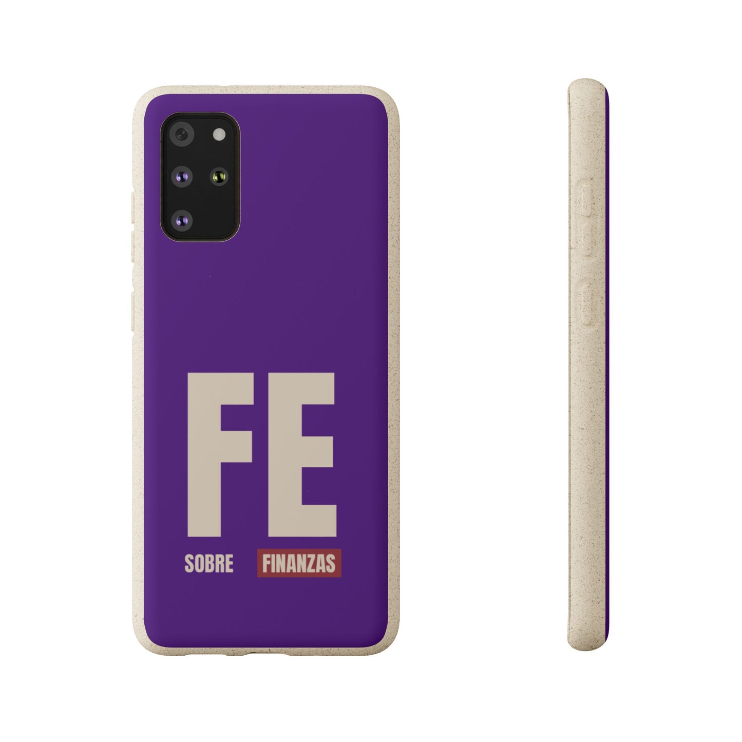 Funda Biodegradable "Fe sobre finanzas" - Protección Ecológica Premium