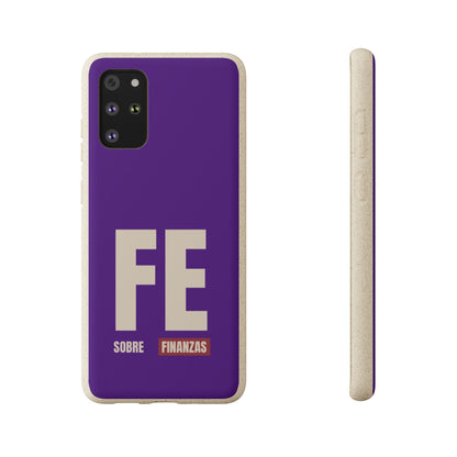 Funda Biodegradable "Fe sobre finanzas" - Protección Ecológica Premium