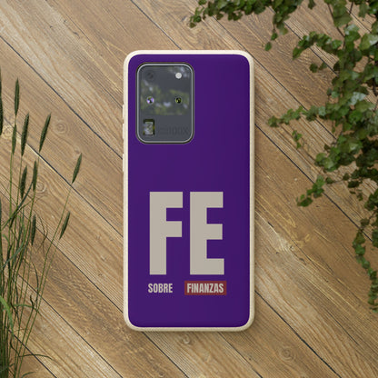 Funda Biodegradable "Fe sobre finanzas" - Protección Ecológica Premium