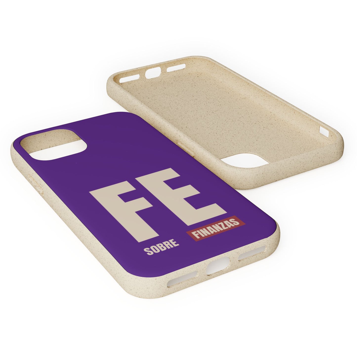 Funda Biodegradable "Fe sobre finanzas" - Protección Ecológica Premium