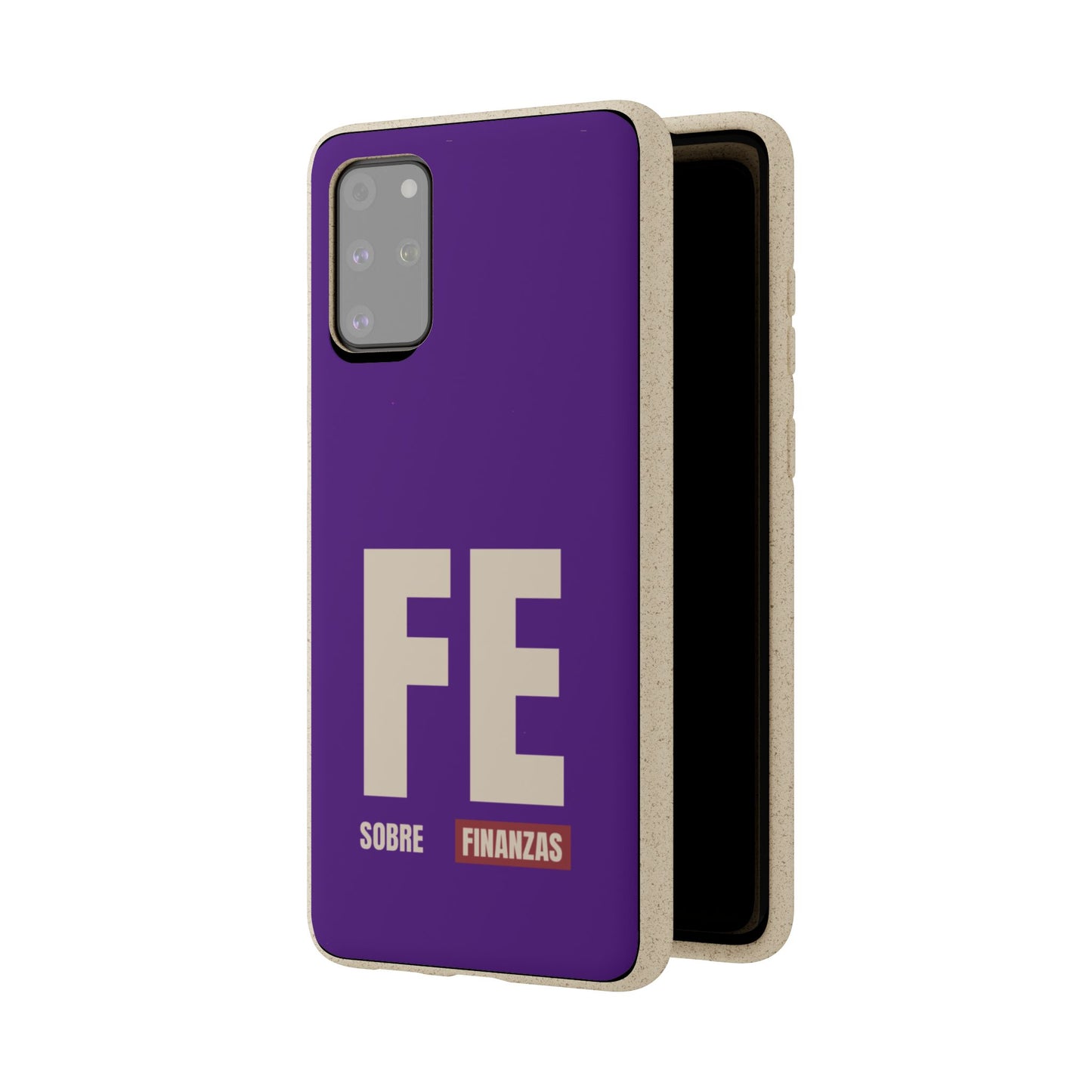 Funda Biodegradable "Fe sobre finanzas" - Protección Ecológica Premium