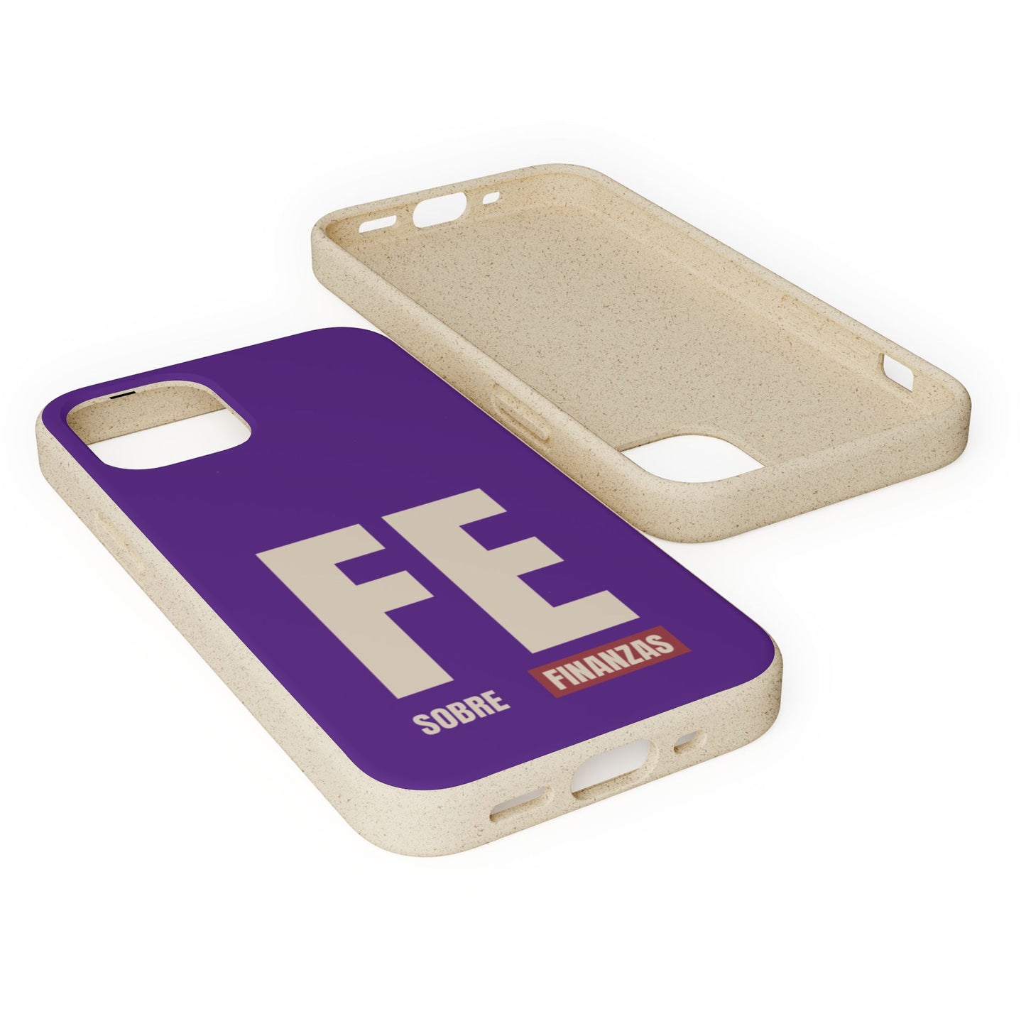 Funda Biodegradable "Fe sobre finanzas" - Protección Ecológica Premium