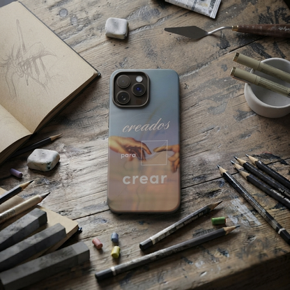Funda iPhone MagSafe "Creados para Crear" - Case de Doble Capa para Creativos - Linaje Latino