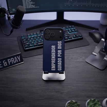 Funda iPhone MagSafe Resistente - Emprendedor Guiado por Dios - Case de Protección Premium