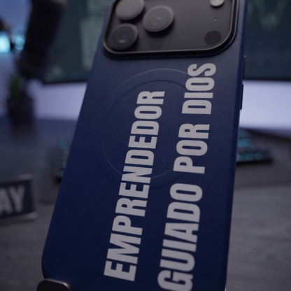 Funda iPhone MagSafe Resistente - Emprendedor Guiado por Dios - Case de Protección Premium