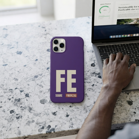 Funda Biodegradable "Fe sobre finanzas" - Protección Ecológica Premium