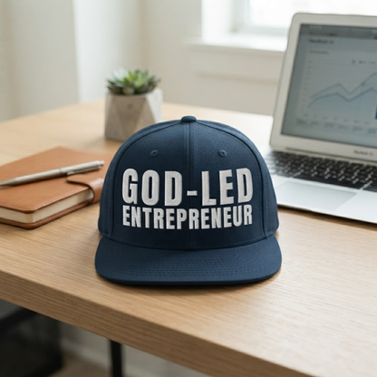God-Led Entrepreneur Snapback Hat - Stewardship Collection