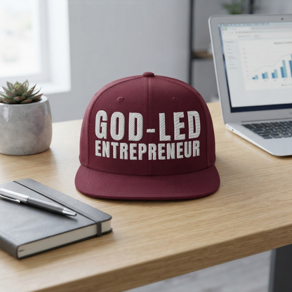 God-Led Entrepreneur Snapback Hat - Stewardship Collection