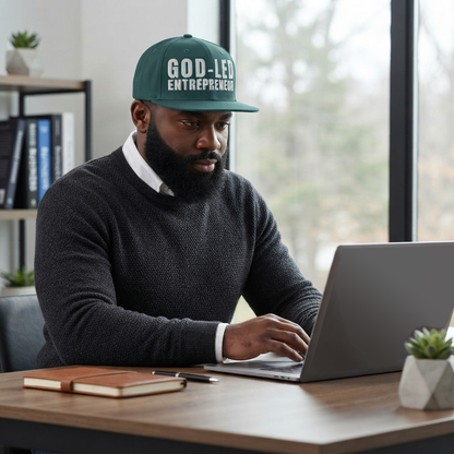 God-Led Entrepreneur Snapback Hat - Stewardship Collection