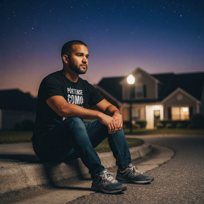 Camiseta Cristiana "Pórtense Como Hombres" - Playera 1 Corintios 16:13