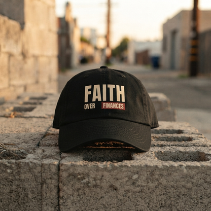 Gorra "Fe Sobre Finanzas" | Dad Hat Estilo Minimalista