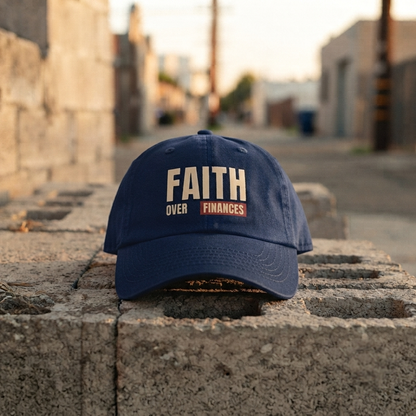 Gorra "Fe Sobre Finanzas" | Dad Hat Estilo Minimalista