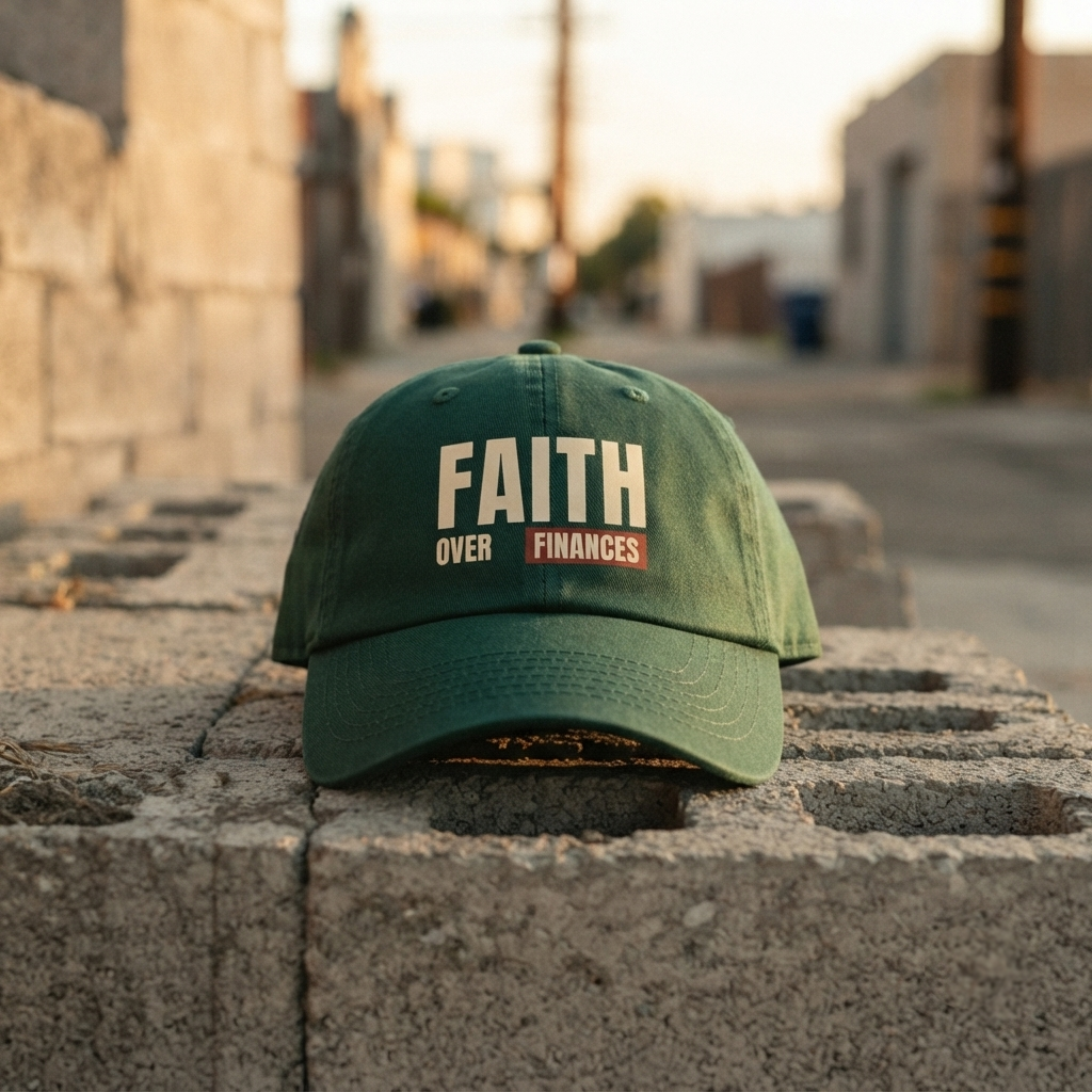 Gorra "Fe Sobre Finanzas" | Dad Hat Estilo Minimalista