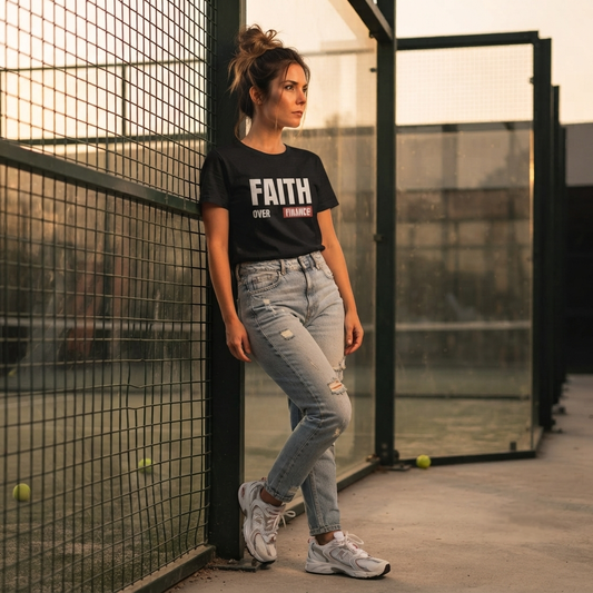 "Faith Over Finance" T-Shirt | Biblical Principles Christian Apparel