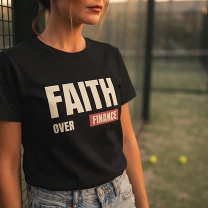 "Faith Over Finance" T-Shirt | Biblical Principles Christian Apparel